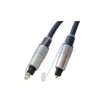 shiverpeaks BASIC-S Toslink kabelis, spraudnis - spraudnis, 2,0 m, optiskās šķiedras kabelis 6,0 mm, pozlēti kontakti (BS69006-2.0)