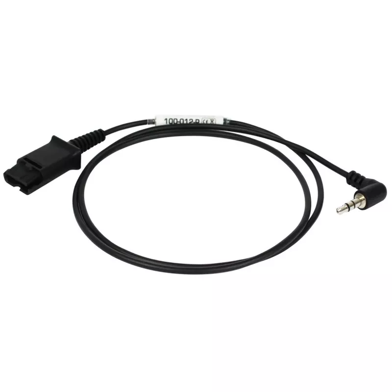 Audio kabelis Plusonic QD-3.5mm Jack model 100-012-P — 3.5 mm ligzda