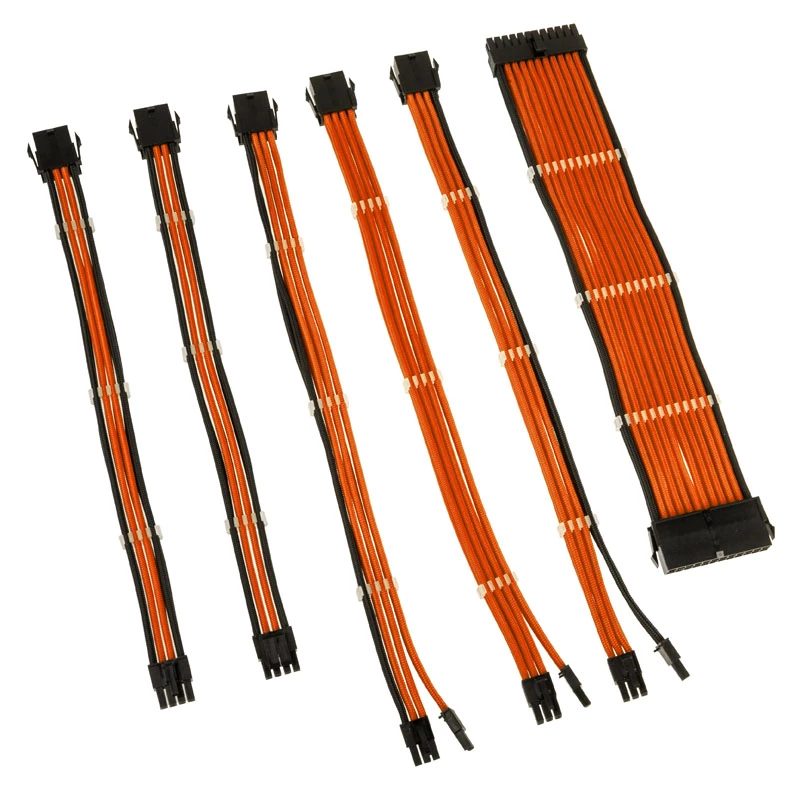 Kabeļu pagarinājumu komplekts Kolink Core Adept Orange