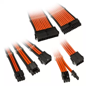 Kabeļu pagarinājumu komplekts Kolink Core Adept Orange