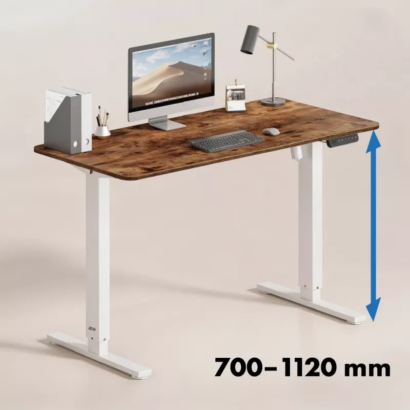 Elektriski regulējams augstuma galds ergo office ER-400 W — maks. augstums 1160 mm, maks. slodze 80 kg