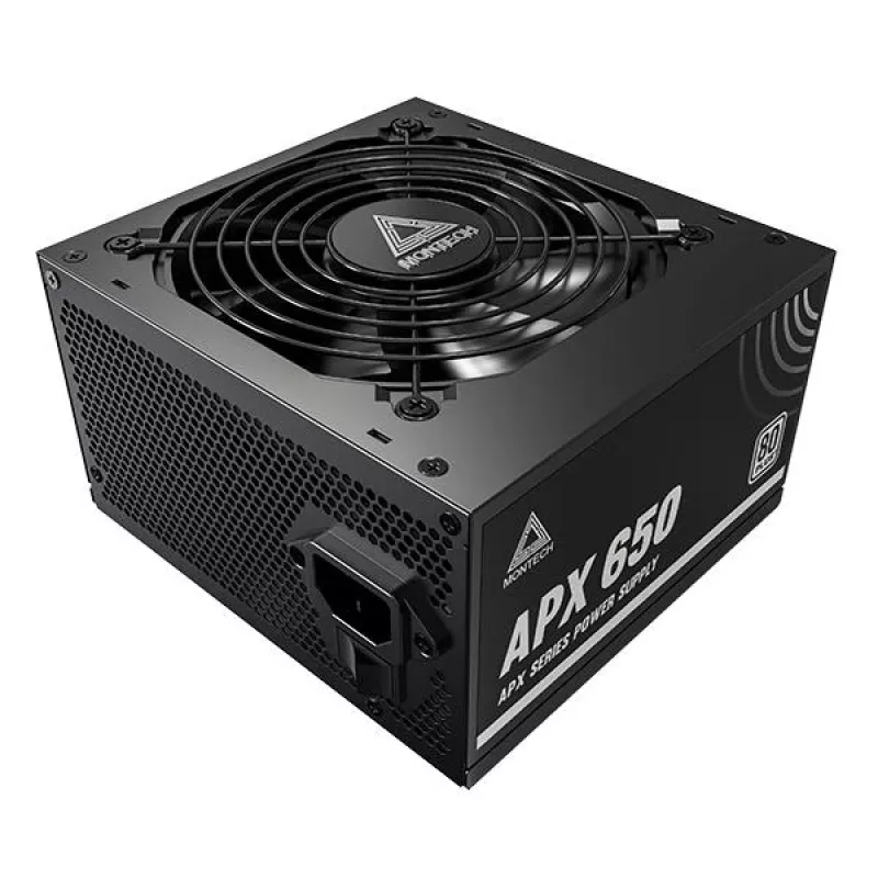 Montech APX650 barošanas bloks 650 W 20+4 pin ATX ATX Melns