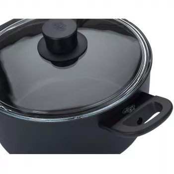Katliņš BALLARINI 75002-920-0 Apaļš Melns Alumīnijs 20 cm