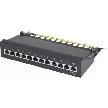 Renkforce 12-Port CAT6 Patch Panel, 1U, 001485575