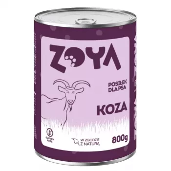 Slapjā suņu barība ZOYA Kaza 800 g konservs