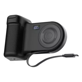 Aktīvais telefona turētājs Belkin Stage PowerGrip — Charcoal, 9300 mAh