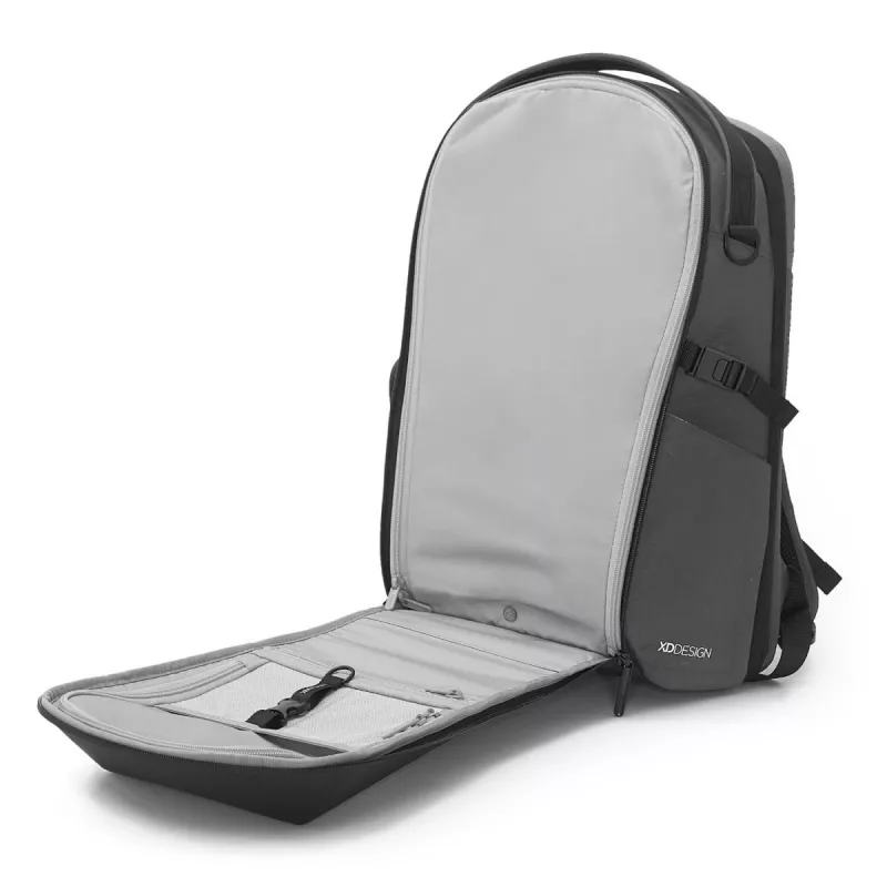 Mugursoma XDDESIGN Bizz Grey P705.932 — ūdensizturīga, viegla pilsētas mugursoma
