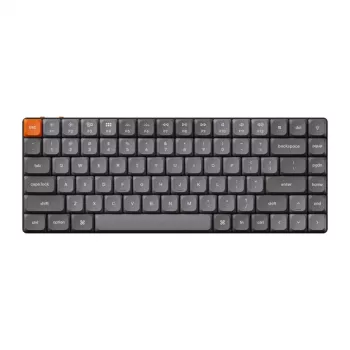 Tastatūra Keychron K3 Pro Universāla USB + Bluetooth QWERTY Melna Pelēka Sarkana