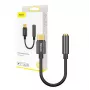 Pārejas adapteris Baseus CATL54-01 Type-C uz 3.5mm, melns