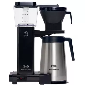 Pilienu kafijas automāts MOCCAMASTER KBGT 741 — 1,25 L (10 krūzēm), 1520 W, tērauds, noņemama ūdens tvertne