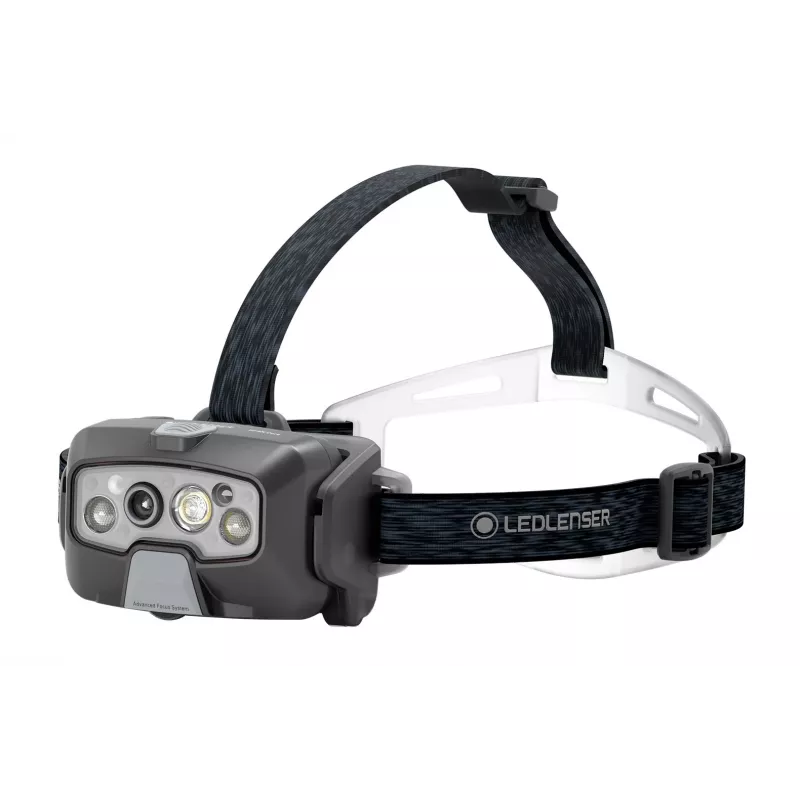LED galvaslampa Ledlenser HF8R Core Melna