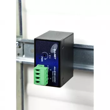 ALLNET ALL-B100-24VDC līdzsprieguma pastiprinātājs: 24VDC ieeja → 48–55VDC izeja, līdz 95W