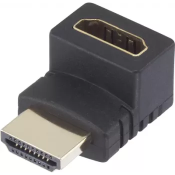 SpeaKa Professional HDMI Adapteris [1x HDMI-Spraudnis - 1x HDMI-Ligzda] 270° uz augšu leņķots, apzeltīti kontakti (SP-7870128)