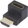 SpeaKa Professional HDMI Adapteris [1x HDMI-Spraudnis - 1x HDMI-Ligzda] 270° uz augšu leņķots, apzeltīti kontakti (SP-7870128)