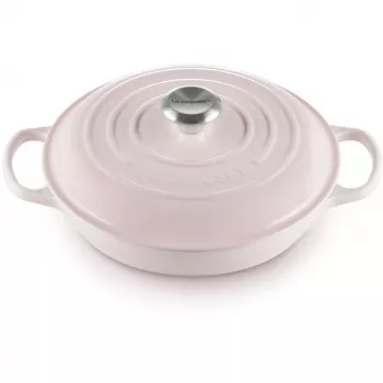 Le Creuset Signature 26 cm Gourmet Profesionālais Katls Rozā