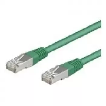 Wentronic Goobay CAT 5e Patch Kabelis, SF/UTP, Zaļš, 50 m - CCA Vara Maisījums (68052)
