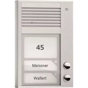 AP-Door Station PAK02-EN Audio 2 Pogas 1-r. AP Sudrabs (PAK02-EN)