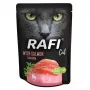 Slapjā barība kaķiem Dolina Noteci Rafi Cat ar lasi 300 g, pieaugušiem kaķiem