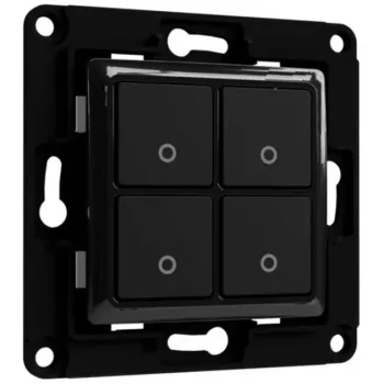 Slēdzis Shelly Switch 4 Plastmasas Melns