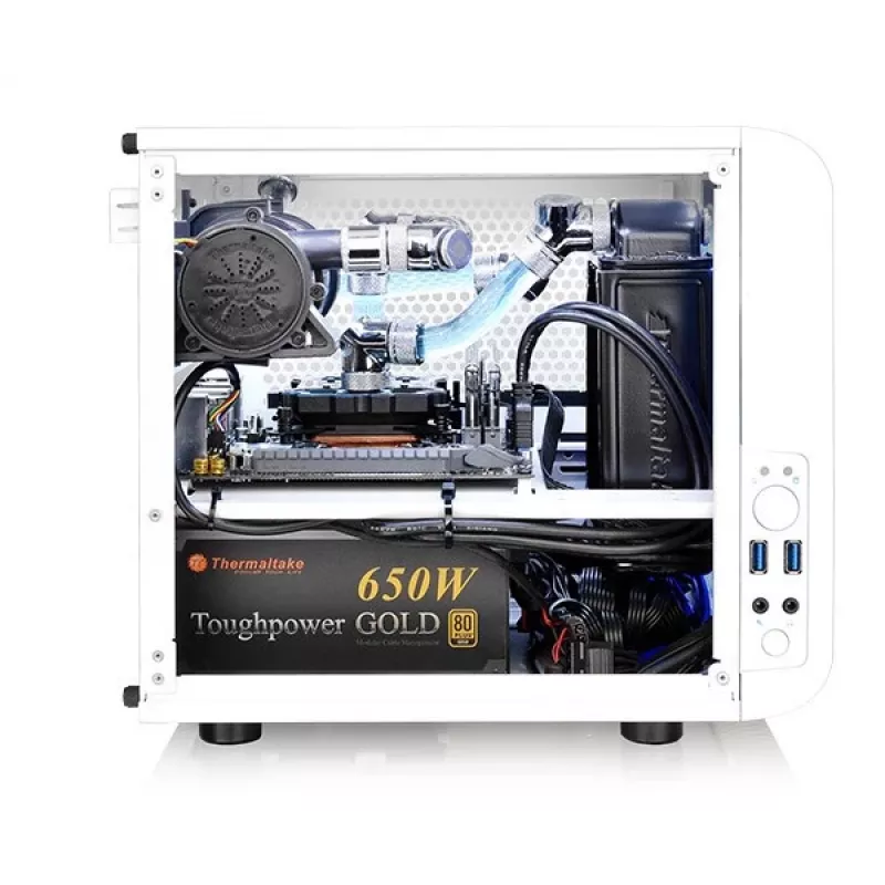 Thermaltake Core V1 Snow Edition Cube White korpuss