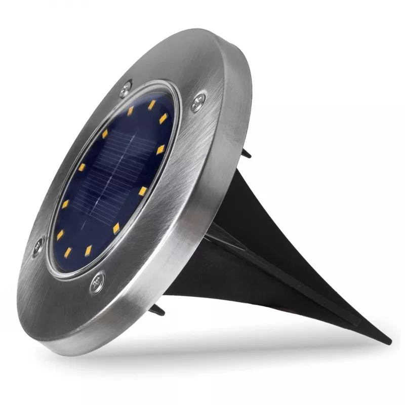 Maclean MCE318 LED saules celiņa lampa ar zemes smaili 12 LED SMD neitrāli balta 4000K 0,7 W IP44
