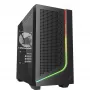 PC korpuss Sharkoon J1000 ARGB mATX — vidējais tornis micro-ATX ar ARGB apgaismojumu