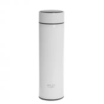 Adler AD 4506w Termokrūze, Nerūsējošais tērauds/Silikons, Balta