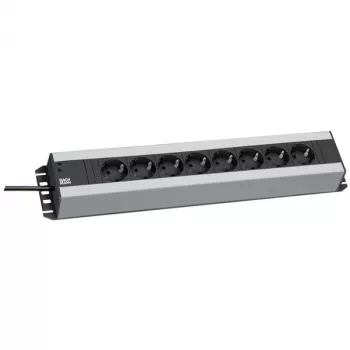 Strāvas sadales bloks Bachmann 300.006, 8 AC kontaktligzdas, 2U