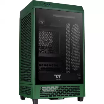Thermaltake The Tower 200 Mini Tornis Tumši Zaļš, Rūdīts Stikls