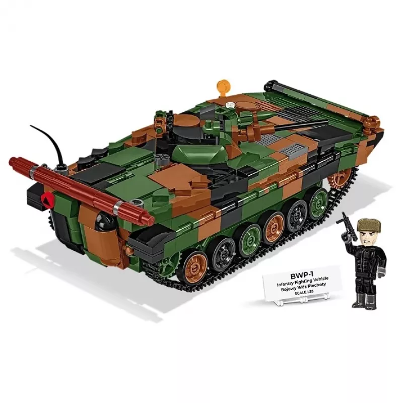 Būvkomplekts Cobi Armed Forces BWP-1 2630 — Polijas/Ukrainas amfībijas kājnieku kaujas mašīnas modelis