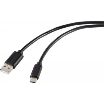 Renkforce RF-5720398 USB kabelis melns