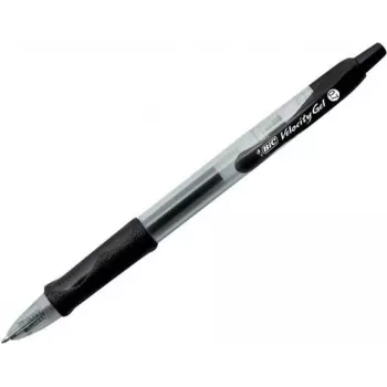 BIC Gel-ocity Gēla pildspalva melna/caurspīdīga 0,3 mm, rakstīšanas krāsa: melna, 12 gab. (526275)
