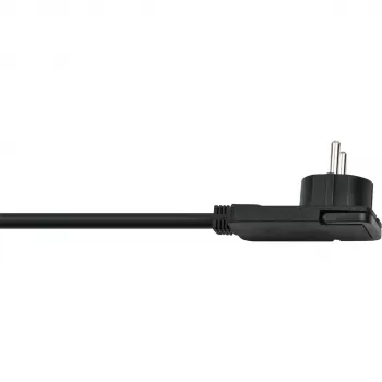 Pagarinātājs Brennenstuhl H05VV-F3G1.5, 5 m, melns, plakans spraudnis