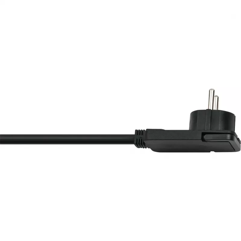 Pagarinātājs Brennenstuhl H05VV-F3G1.5, 5 m, melns, plakans spraudnis