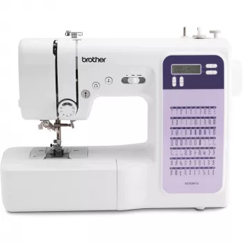 Šujmašīna Brother FS70WTx — 70 dūrienu raksti, LCD displejs, 750 SPM, 5 mm garums, 7 mm platums
