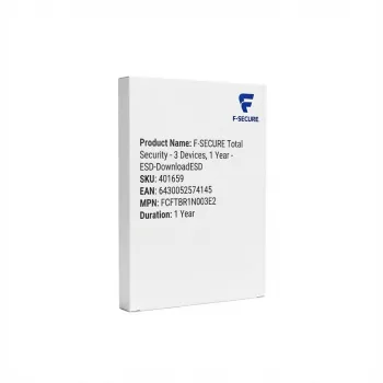 F-SECURE Total Security - 3 ierīces, 1 gads - ESD lejupielāde