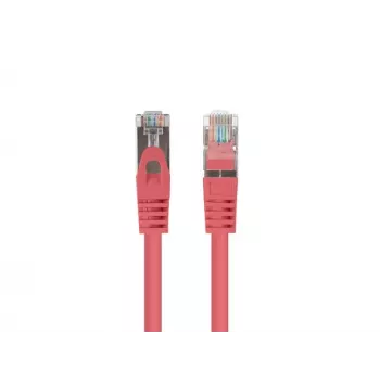 Lanberg PCF6-20CC-0100-R Cat.6 F/UTP savienojuma kabelis, 10 gab., 1 m, sarkans