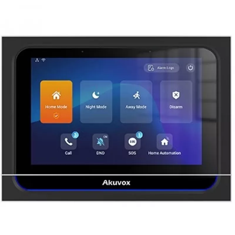 Akuvox X933H Melns 7 inch Skārienekrāna Viedās Mājas Centrālā Vadības Ierīce