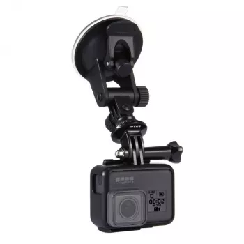 Puluz auto vējstikla stiprinājums sporta kamerām (Osmo Action 5 Pro, Insta360 X5)