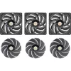 Thermaltake TOUGHFAN EX12 Pro Swappable Edition 120mm korpusa ventilators 3 komplektā Melns