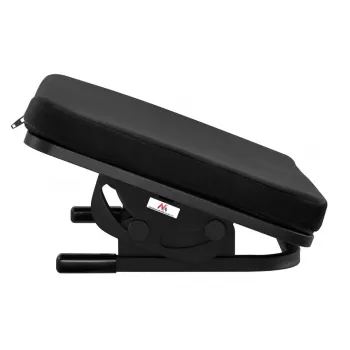 Kāju balsts MACLEAN MC-460 ergonomisks polsterēts metāla kāju balsts, neslīdoša pamatne, slīpums -20–20°, max slodze 20 kg, melns