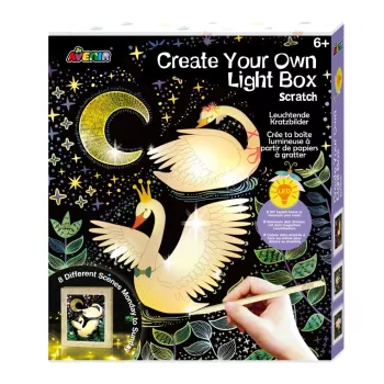 Avenir Create Your Own Lightbox - Mākslas un amatniecības komplekts vecumam no 6 līdz 7 gadiem - Fat Brain Toys