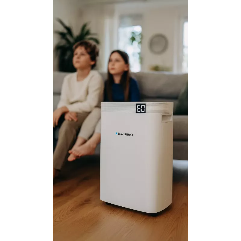 Gaisa sausinātājs BLAUPUNKT ADH801 — 20 L/dienā (maks. 36 L/24h), 4.2 L tvertne, 600 W, R290, LED displejs