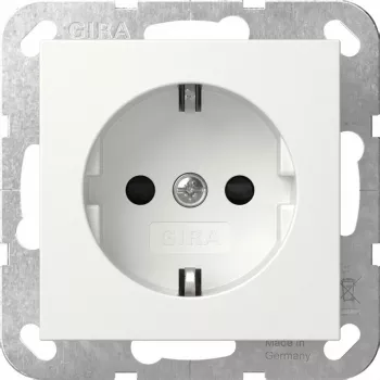 Gira SCHUKO kontaktligzdu modulis System 55 Rein modelis 445303, System 55 rāmjiem