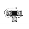 EK Water Blocks EK-Quantum Impulse 120 D-RGB PWM datora korpusa ventilators, 120 mm, melns
