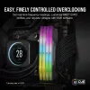 CORSAIR VENGEANCE RGB 32GB 2x16GB DDR5 6000MT/s DIMM Unbuffered 36-44-44-96 Std PMIC AMD EXPO Grey Heatspreader Black PCB 1.4V