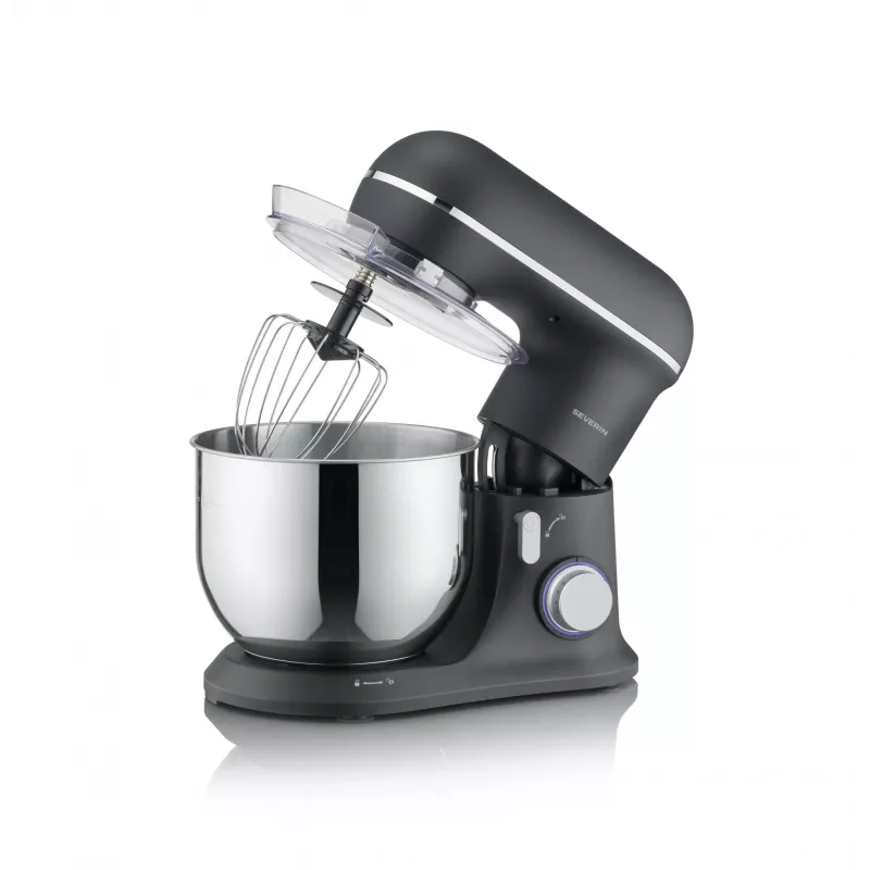 Virtuves kombains SEVERIN KM 3899 — 1200 W, 5.3 L nerūsējošā tērauda bļoda, Melns