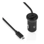 Nedis Auto-Charger 12 W 1x 2.4 A - Iebūvēts Micro USB kabelis, viena sprieguma izeja