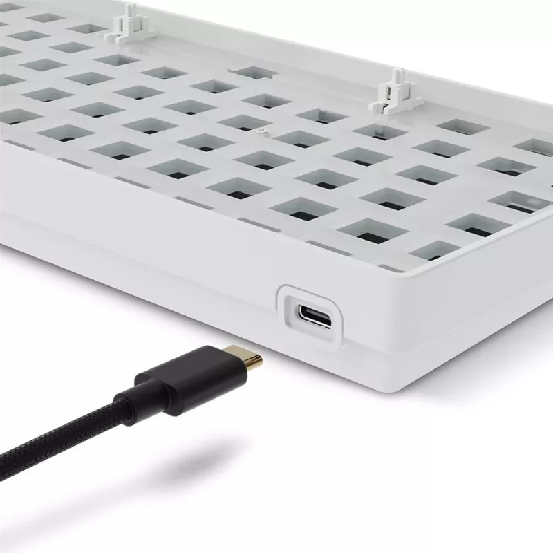 Sharkoon SKILLER SGK50 S2 White tukšs tastatūras komplekts