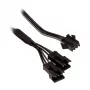 Iekšējais barošanas kabelis PHANTEKS PH-CB-DRGB3P — 3-pin uz 2× Molex (3-pin), melns/pelēks